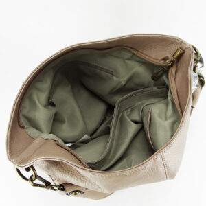 Bolso grande de color beige - Imagen 6