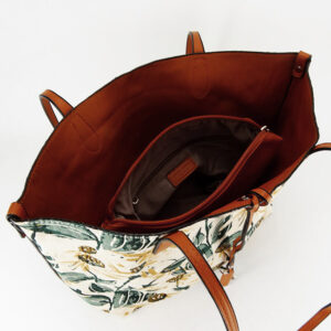 6755-2TAN  BOLSO BEIGE CON NESECER - Imagen 4
