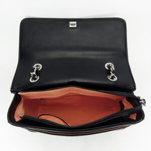 DTL3125-3 BLACK BOLSO NEGRO CON IMPRESION REPTIL - Imagen 2