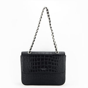 DTL3125-3 BLACK BOLSO NEGRO CON IMPRESION REPTIL - Imagen 5