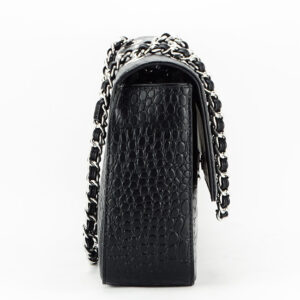 DTL3125-3 BLACK BOLSO NEGRO CON IMPRESION REPTIL - Imagen 4