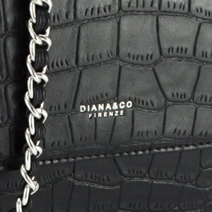 DTL3125-3 BLACK BOLSO NEGRO CON IMPRESION REPTIL - Imagen 6