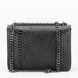 1524 BLACK BOLSO NEGRO DE PIEL - Imagen 3