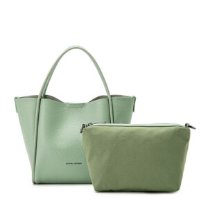BOLSO VERDE CON NECESER