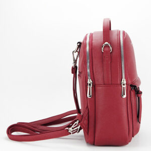 MOCHILA ROJA CONVERTIBLE EN BOLSO - Imagen 3