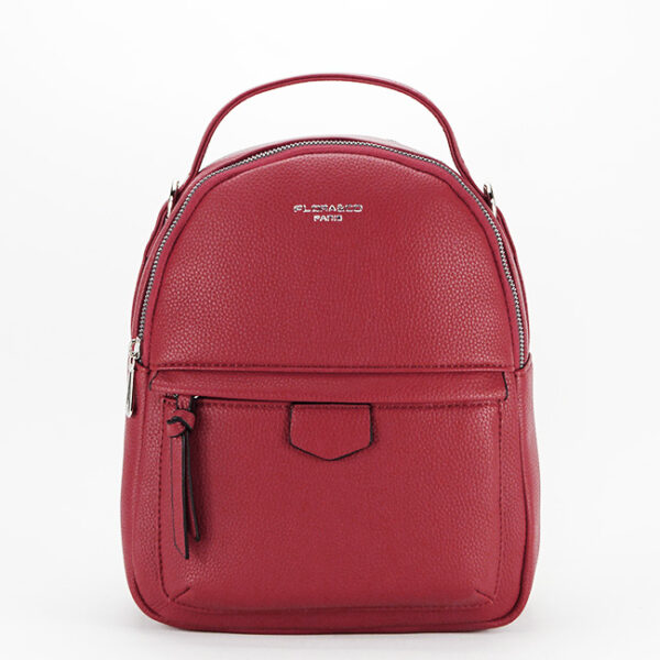 MOCHILA ROJA CONVERTIBLE EN BOLSO