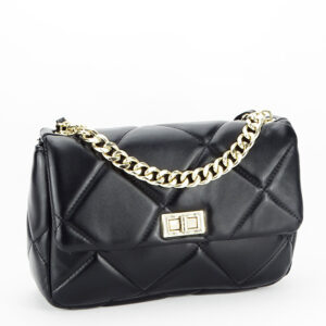 FS 1009  14 NOIR  BOLSO NEGRO CON IMPRESION
