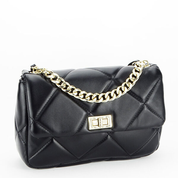 FS 1009  14 NOIR  BOLSO NEGRO CON IMPRESION