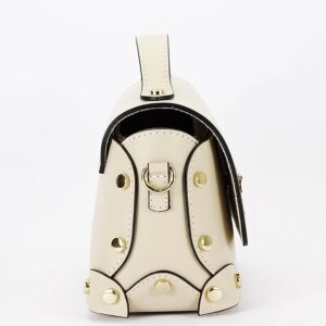 58 BOLSO PEQUEÑO DE PIEL BEIGE - Imagen 8