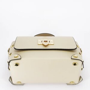 58 BOLSO PEQUEÑO DE PIEL BEIGE - Imagen 7
