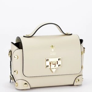 BOLSO PEQUEÑO DE PIEL BEIGE