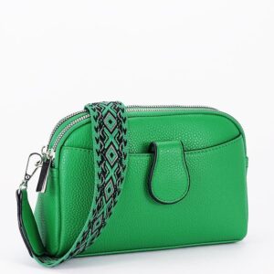 BOLSO DE HOMBRO PEQUEÑO VERDE FLORA&CO