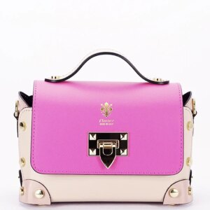 TAUPE BOLSO DE PIEL PEQUEÑO
