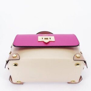 TAUPE BOLSO DE PIEL PEQUEÑO - Imagen 2