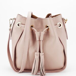 BOLSO ROSA DE PIEL NATURAL