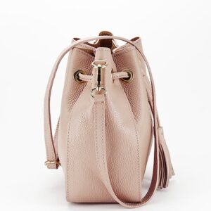 BOLSO ROSA DE PIEL NATURAL - Imagen 3